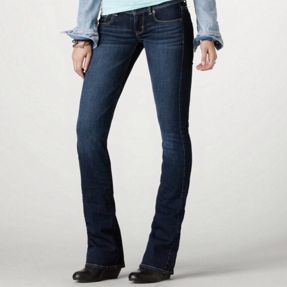 American Eagle Outfitters Denim - AE Slim Bootcut Stretch Dark Blue Jeans New Short